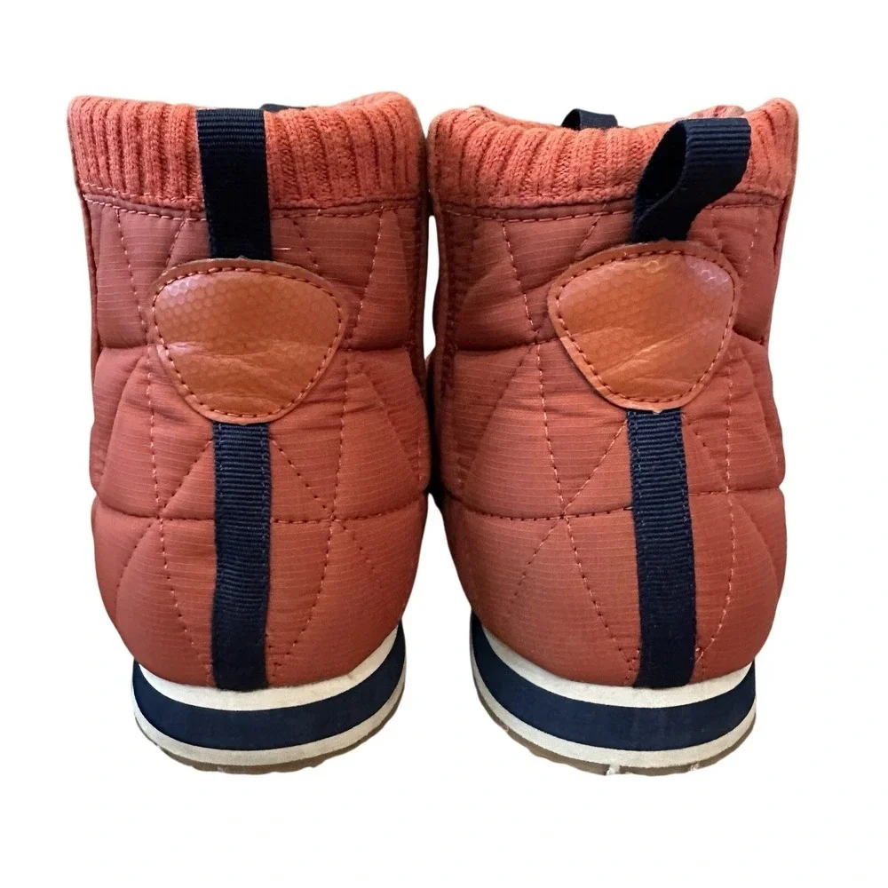 Teva‎ Ember Mid Boot Women's Size 11 Orange Quilted Waterproof Slipper Outdoor